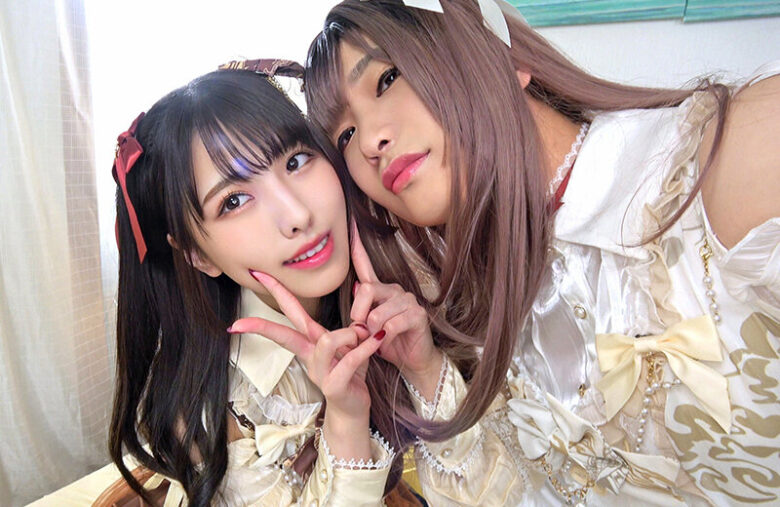 男の娘×美少女!?密室&密着コスプレ個人撮影会vol.1 美容師しおりん&あずにゃん編 画像1