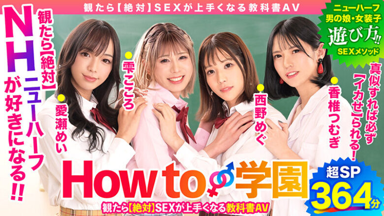 How to学園 観たら【絶対】SEXが上手くなる教科書AV 【ニューハーフSP】 NH・男の娘・女装子とのSEX全て教えます! 画像2